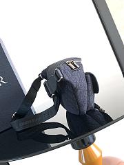 Dior 8 Belt Bag Black Oblique 39x17x10.5cm - 3