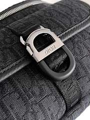 Dior 8 Belt Bag Black Oblique 39x17x10.5cm - 2