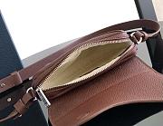 Dior Mini Saddle Bag Brown Icons Calfskin 19.5x15x5.5cm - 4