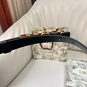 Dior D-Dream Belt Black Smooth Calfskin 2cm - 5