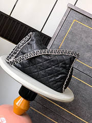 Chanel Chain Around Hobo Black Quilted 29x12x31cm - 2