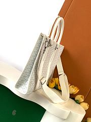 Goyard Morvan White Tote Bag 39x6.5x29cm - 4