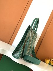 Goyard Morvan Green Tote Bag 39x6.5x29cm - 4