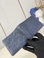 Louis Vuitton LV Wallet Multiple G65 Navy Blue 11.5x9x1.5cm - 4