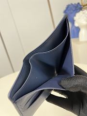Louis Vuitton LV Wallet Multiple G65 Navy Blue 11.5x9x1.5cm - 3
