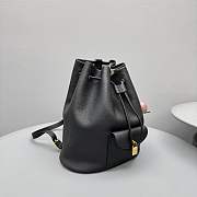 Loro Piana Extra Drawstring Backpack L27 Black 25x27x14cm - 4