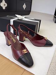 Chanel Slingback Pump Red Wine 6.5cm - 3