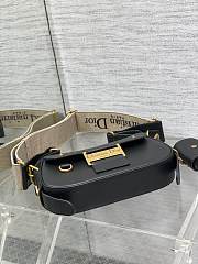 Dior Small Streetchic Bag Black Smooth Calfskin 24x12.5x5cm - 3