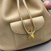 Loro Piana Extra Drawstring Backpack L27 Beige 25x27x14cm - 4
