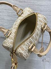 Dior Groove 20 Bag Natural Oblique Jacquard 20.5x13.5x12cm - 4