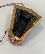 Fendi First Bag Sequins Pink 26x18x9.5cm - 4