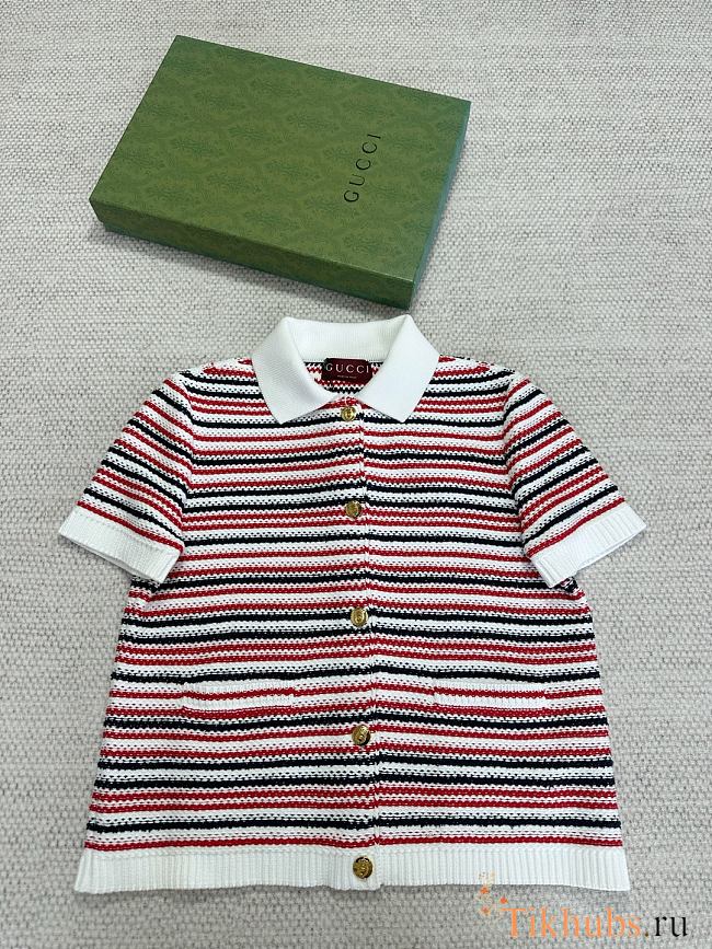 Gucci Fine Wool Polo Top - 1