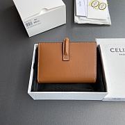 Celine Wallet With Coin Purse 16 Tan 12.7x9x2cm - 3