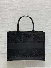 Dior Medium Book Tote Black Bag 36x18x28cm - 2