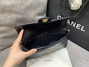 Chanel Black Lambskin Shoulder Bag 26x13x4cm - 5