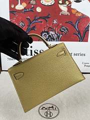 Hermes Mini Kelly Gold Metallic 19cm - 2