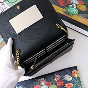Gucci GG Marmont Chain Wallet Black Gold 20x12.5x4cm - 3