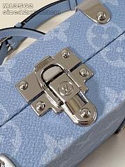 Louis Vuitton LV Wallet Trunk Taigarama Blue 21.5x13.5x6cm - 6
