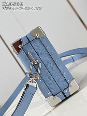Louis Vuitton LV Wallet Trunk Taigarama Blue 21.5x13.5x6cm - 4