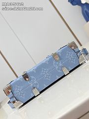 Louis Vuitton LV Wallet Trunk Taigarama Blue 21.5x13.5x6cm - 2