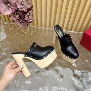 Valentino Garavani Black Tan-Go Clogs Black 10cm - 4