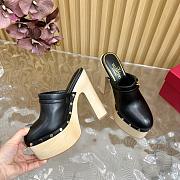 Valentino Garavani Black Tan-Go Clogs Black 10cm - 3