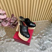 Valentino Garavani Black Tan-Go Clogs Black 10cm - 2