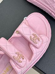 Chanel Lambskin Pink Sandals - 2