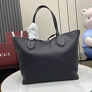 Gucci Totissima Large Reversible Tote Bag Black 30 (50)x27x23cm - 6