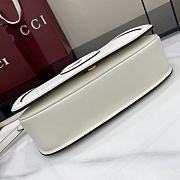 Gucci Blondie Medium Top Handle Bag White 26.5x16.5x8.5cm - 6