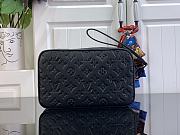 Louis Vuitton LV Pochette Kasai Black 24.5x15.5x6cm - 3