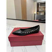 Valentino Rockstud Ballet Flat Black - 5