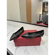 Valentino Rockstud Ballet Flat Black - 3
