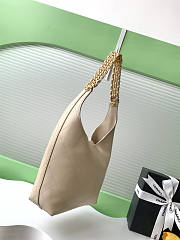 Chanel Small Hobo Bag Beige 27x23x21cm - 4