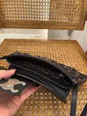 Celine Teen Polly Nylon Triomphe Black 29.5x14.5x3cm - 6