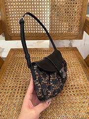 Celine Teen Polly Nylon Triomphe Black 29.5x14.5x3cm - 5