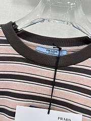 Prada Striped Lisle Cotton T-shirt - 3