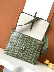 Goyard Capetien MM Messenger Bag Green 39x26x13cm - 4