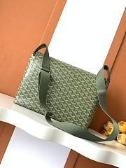 Goyard Capetien MM Messenger Bag Green 39x26x13cm - 2