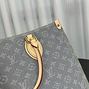 Louis Vuitton LV OnTheGo MM Grey Denim 35x27x14cm - 3