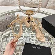 Chanel Beige Sandal Heel 8.5cm - 4