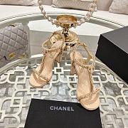 Chanel Beige Sandal Heel 8.5cm - 2
