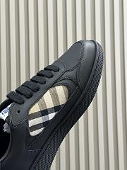 Burberry Leather Check Terrace Sneakers​ - 4