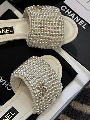Chanel White Slides 11 - 4