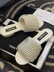Chanel White Slides 11 - 3