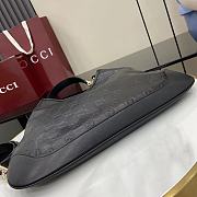 Gucci B Medium Shoulder Bag Black 42x36x2cm - 6