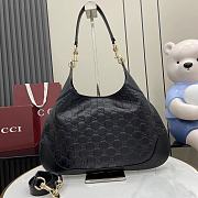 Gucci B Medium Shoulder Bag Black 42x36x2cm - 4