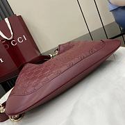 Gucci B Medium Shoulder Bag Red 42x36x2cm - 6