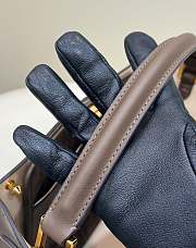 Fendi Dark Brown Leather Medium Peekaboo 30x11x27cm - 6