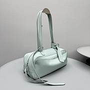 Balenciaga Carrie Bowling Bag Medium Light Green 34x12x12cm - 5